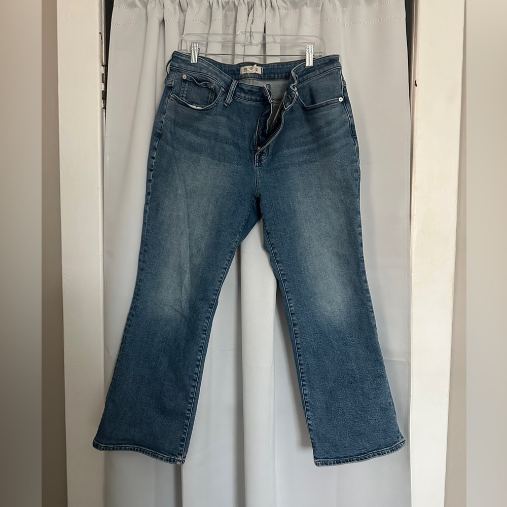 Madewell curvy kick out crop jeans